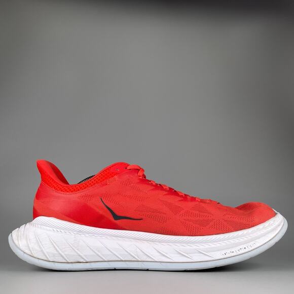 Hoka Carbon X Men\'s Size 14 Red White Running Sneakers Athletic Shoes Casual GUC main image 4